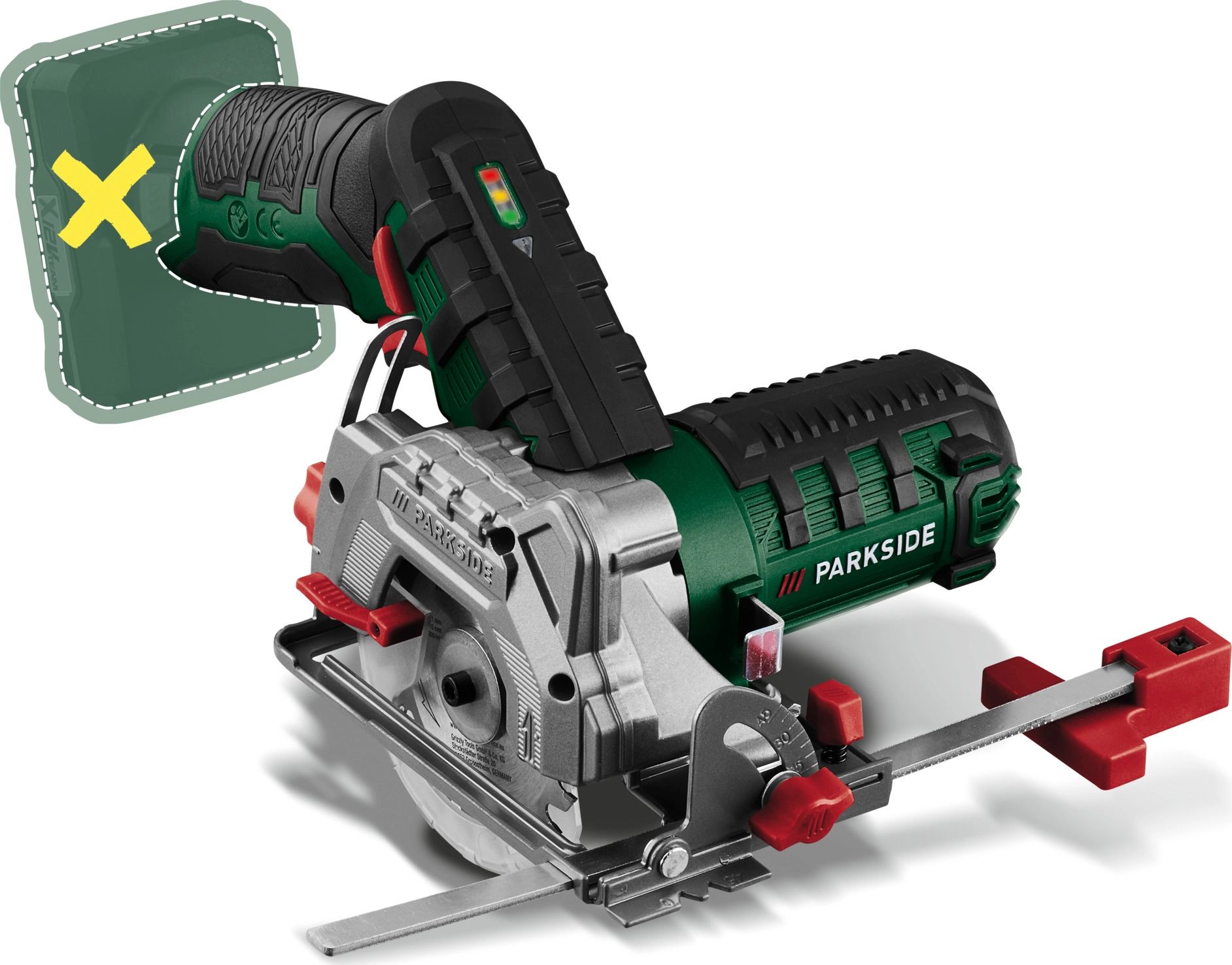PARKSIDE Accu-handcirkelzaag 12 V zonder accu en lader