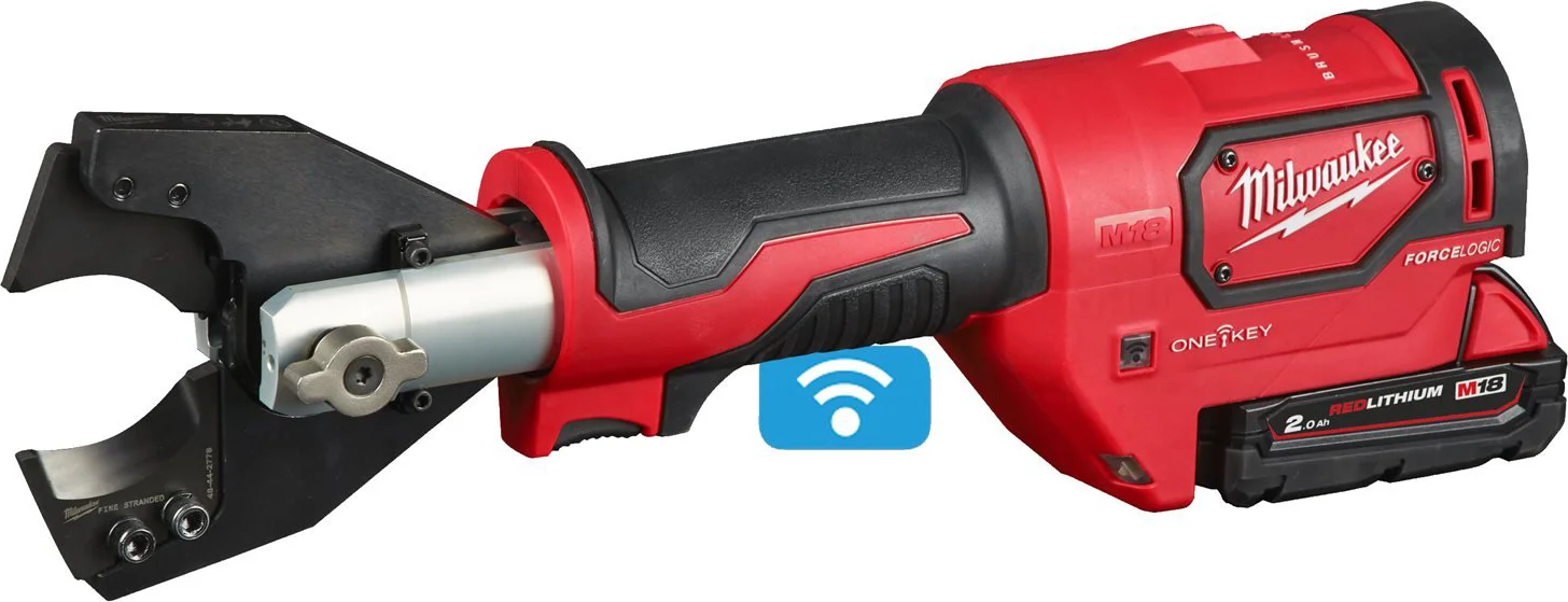 Milwaukee M18 ONEHCC-201C FSW SET FORCE LOGIC™ Accu hydraulische kabelkniptang 18V 2.0Ah in koffer