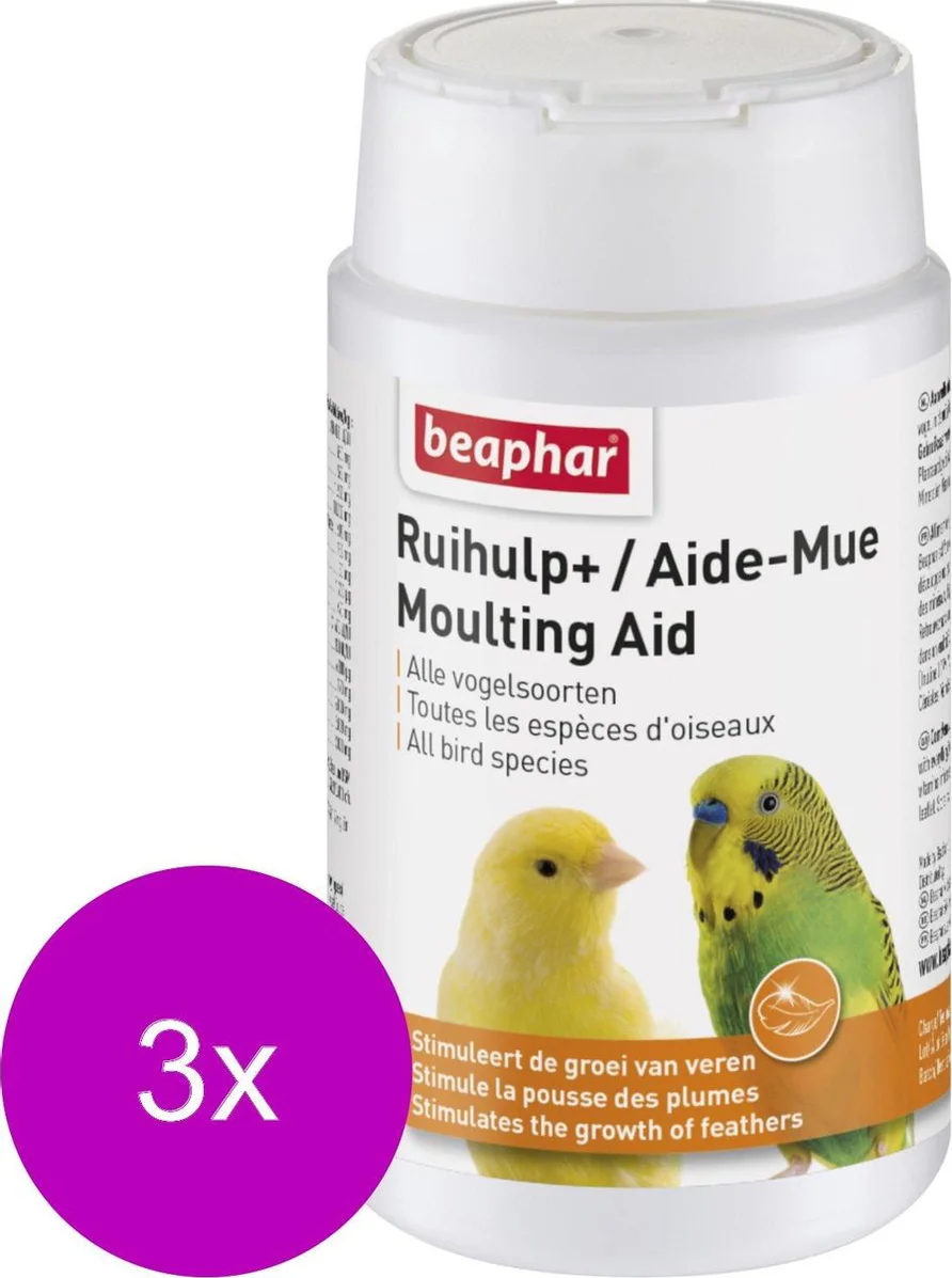3x Beaphar Ruihulp+ 50 gr