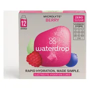 Waterdrop Microlyte Berry Electrolyte Hydration Cubes 12ST