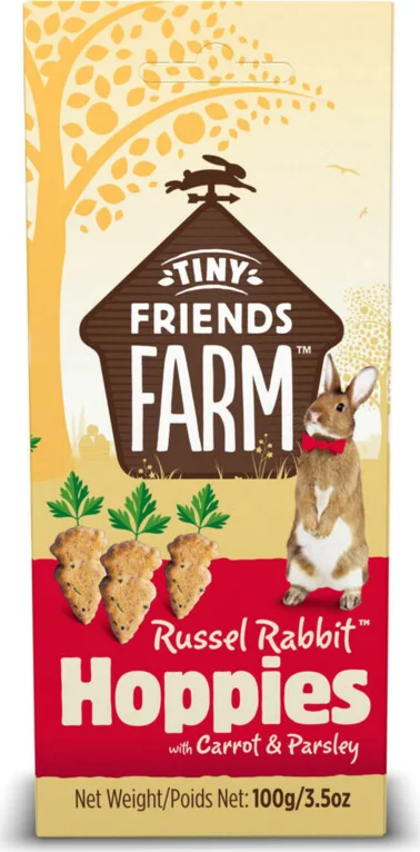 Tiny Friends Farm Russel Hoppies Wortel & Peterselie 100 gr