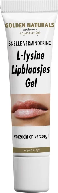 Golden Naturals L-Lysine Lipblaasjes Gel 15ML