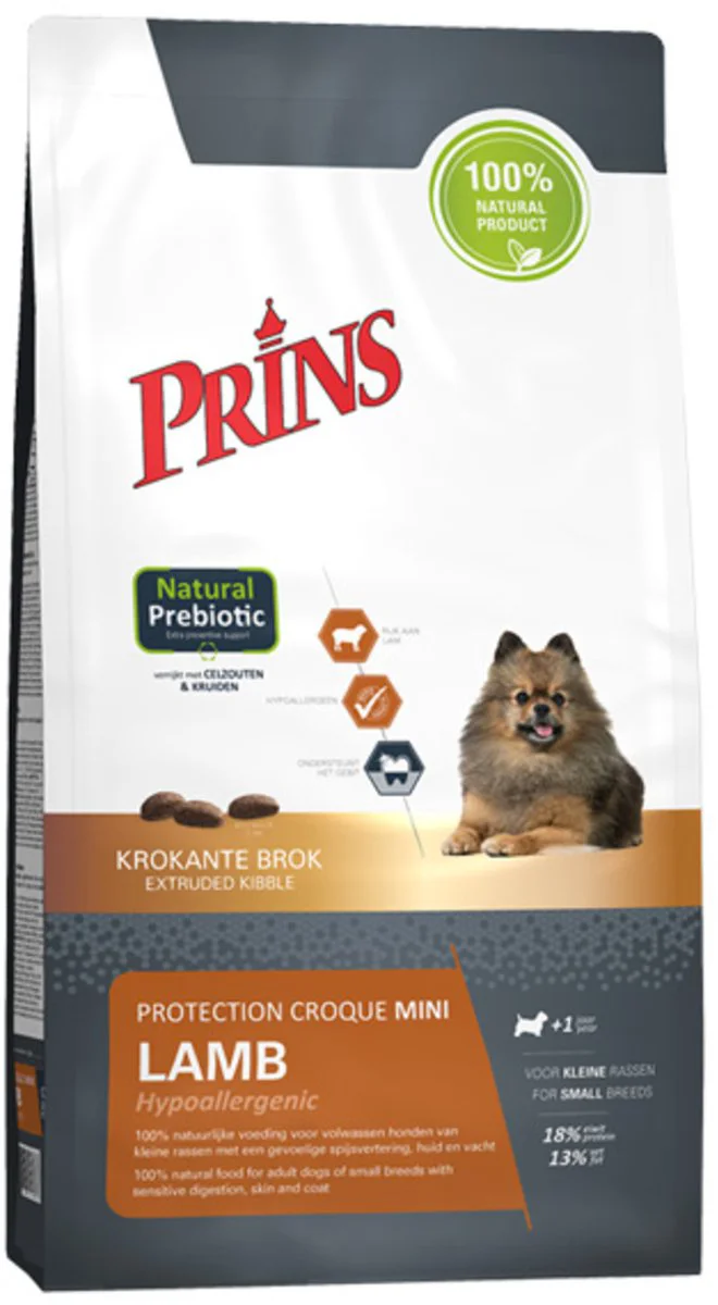Prins Protection Croque Mini Hypoallergeen Lam Hondenvoer 2 kg
