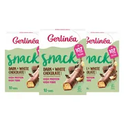 3x Gerlinea Repen Pure & Witte Chocolade 10 x 31 gr