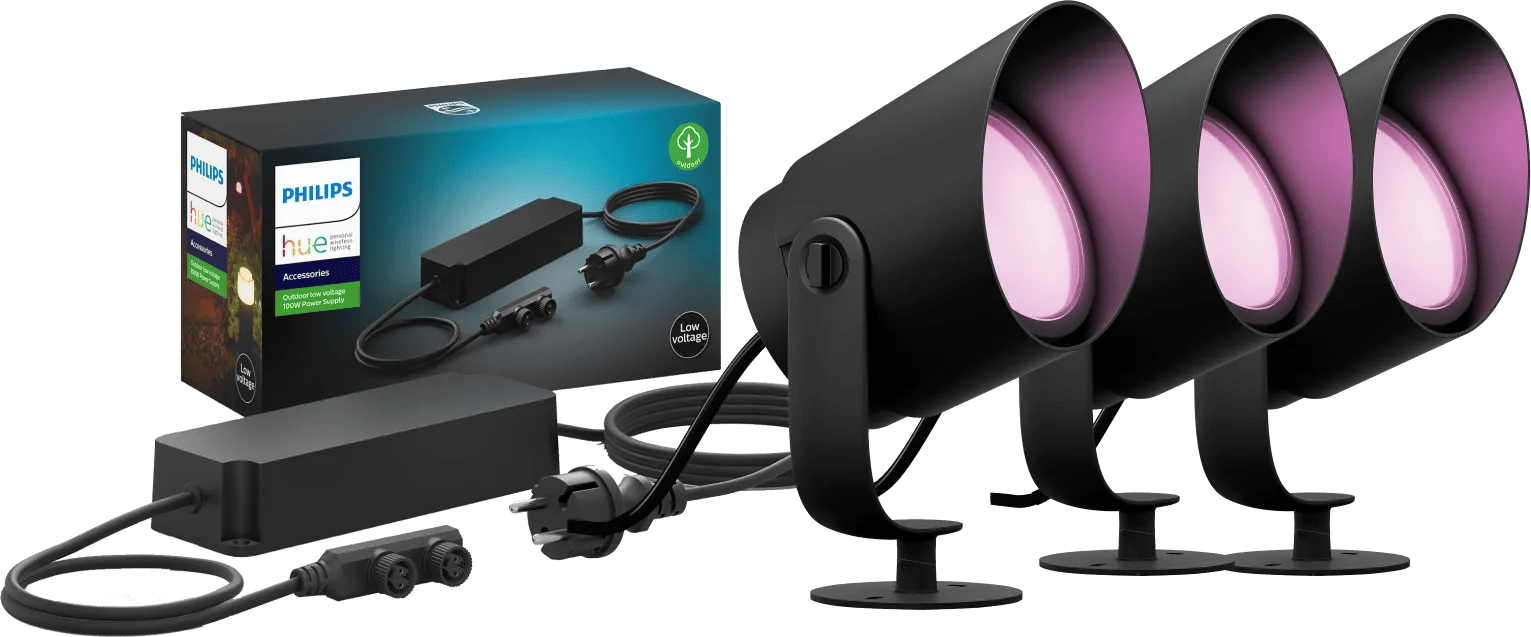 Philips Hue Lily XL Prikspot Startpakket White and Color 3-Pack
