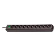 Brennenstuhl Eco-Line 10-voudig Stekkerdoos (verdeeldoos met schakelaar en 3m kabel)