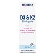 2x Orthica Oliedruppels D3 & K2 25 ml