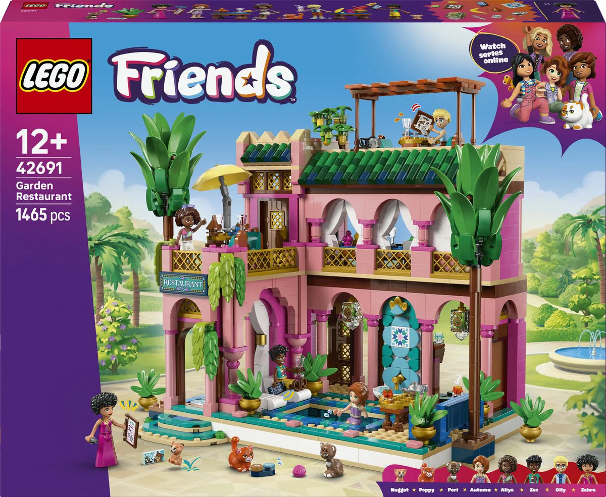 LEGO Friends Restaurant met tuin 42691
