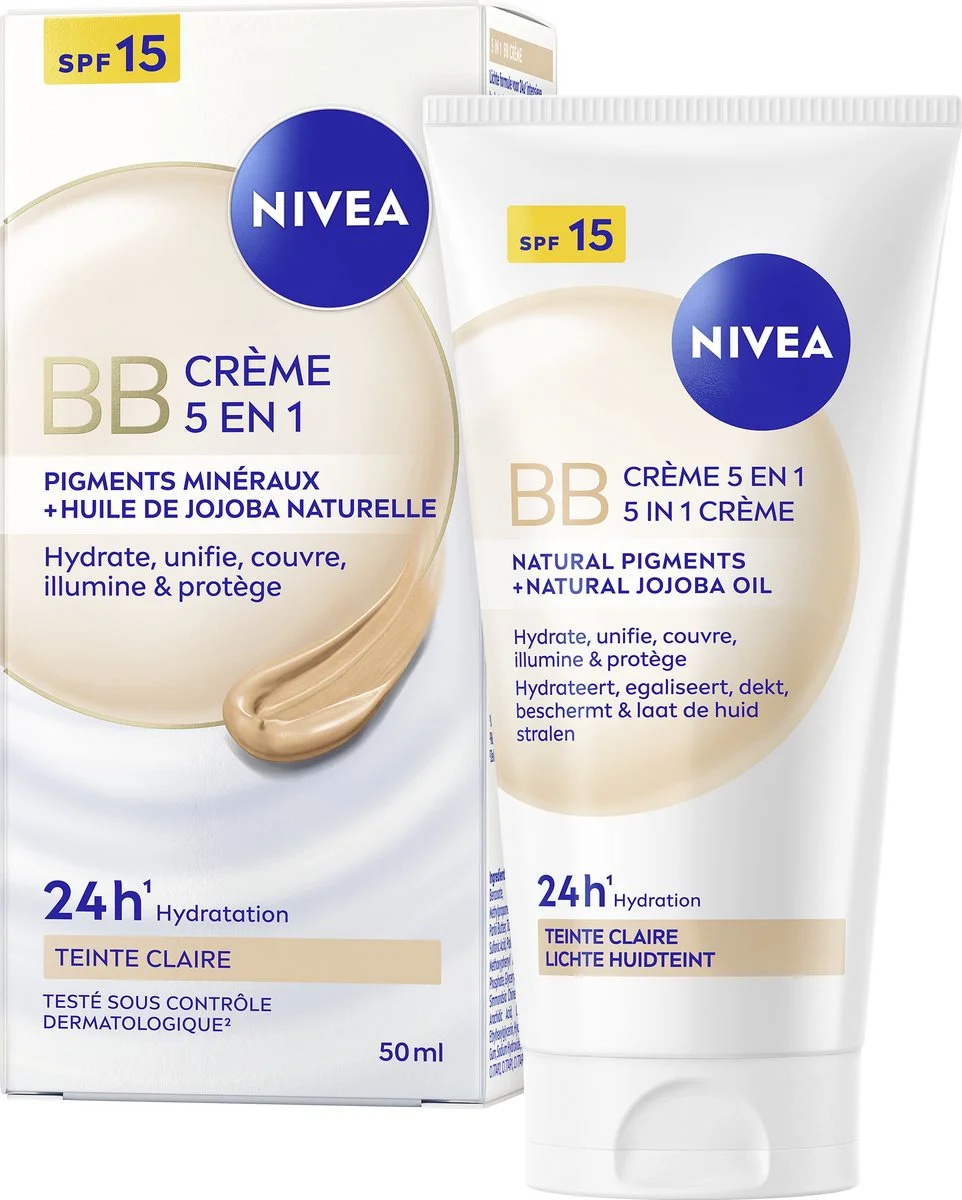 NIVEA BB Crème SPF15 5-In-1 Lichte Huidtint 50 ml
