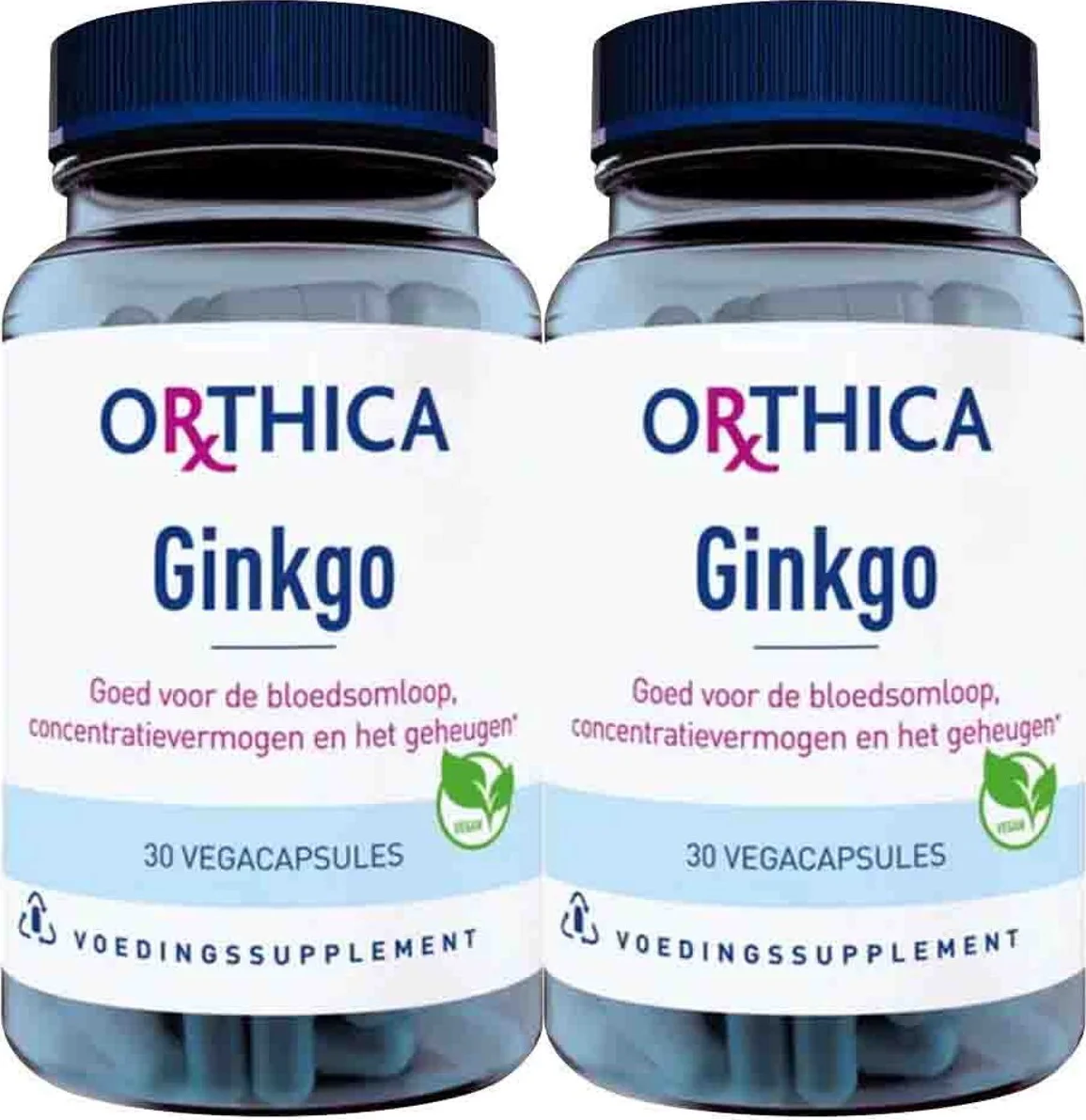 2x Orthica Ginkgo 30 tabletten