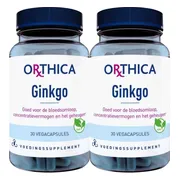 2x Orthica Ginkgo 30 tabletten