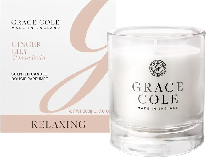 Grace Cole Ginger Lily & Mandarin Scented Candle