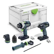 Festool TID 18 Basic-Set TPC 18 Accu combiset 2-delig (TID 18 + TPC 18) 18V Basic Body in Systainer - 578833