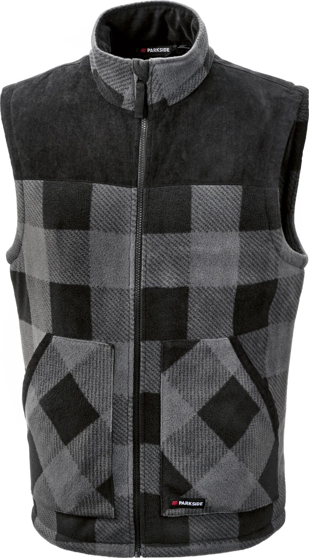 PARKSIDE Heren fleecevest (Grijs, M)