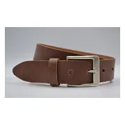 4cm brede cognac echt lederen jeans riem maat 115