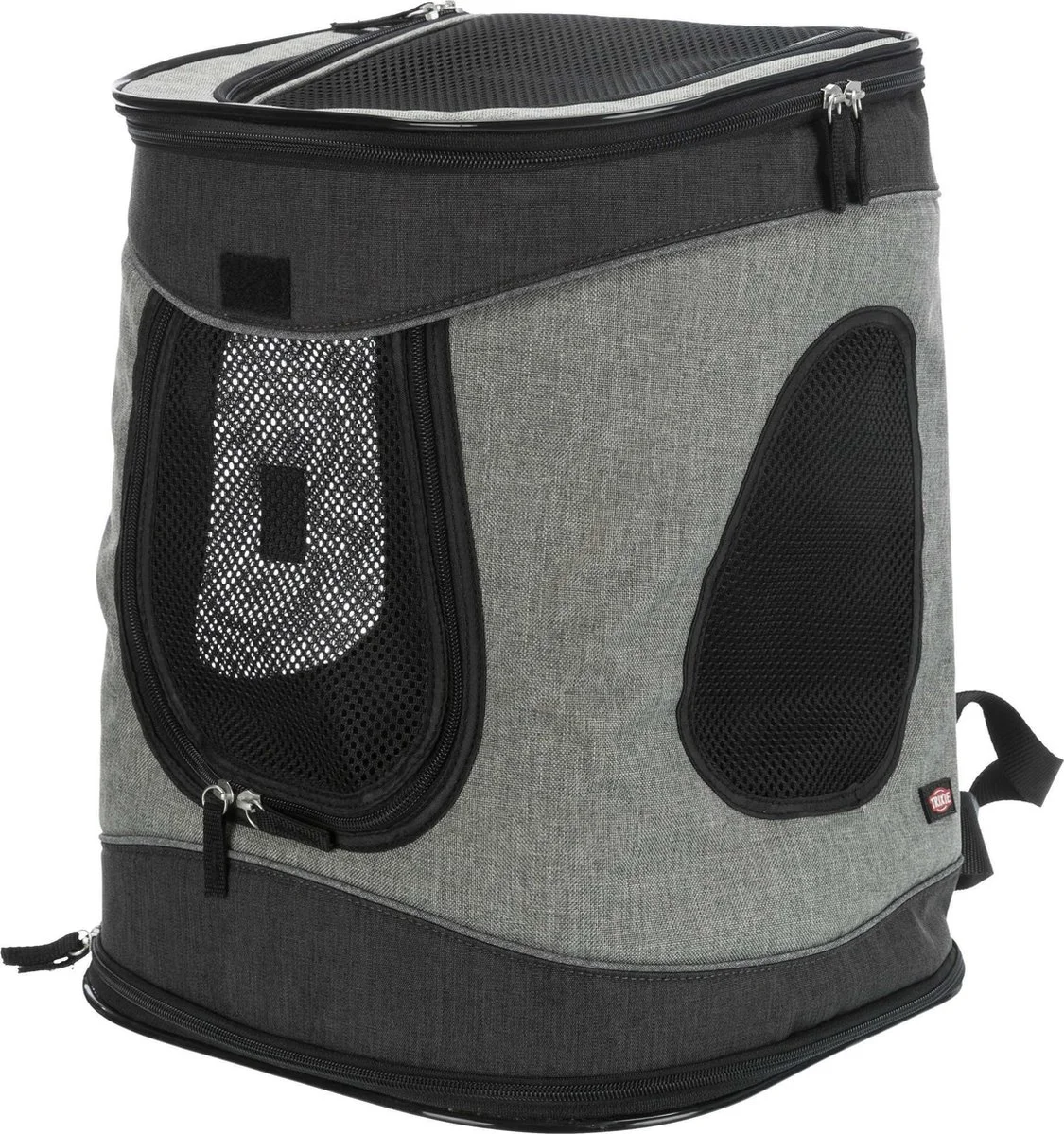 Trixie - Honden Rugtas - Timon - Grijs - 34X30X44 cm - Hele Kleine Honden