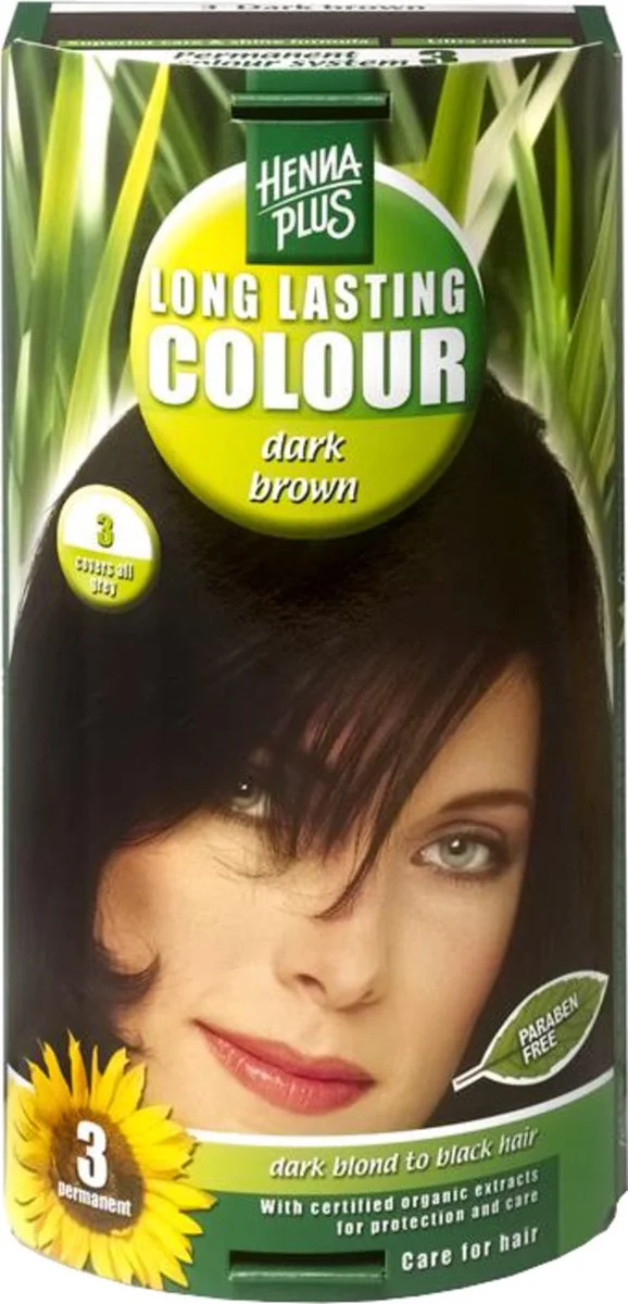 Hairwonder Long Lasting Colour 3 Dark Brown 100ML