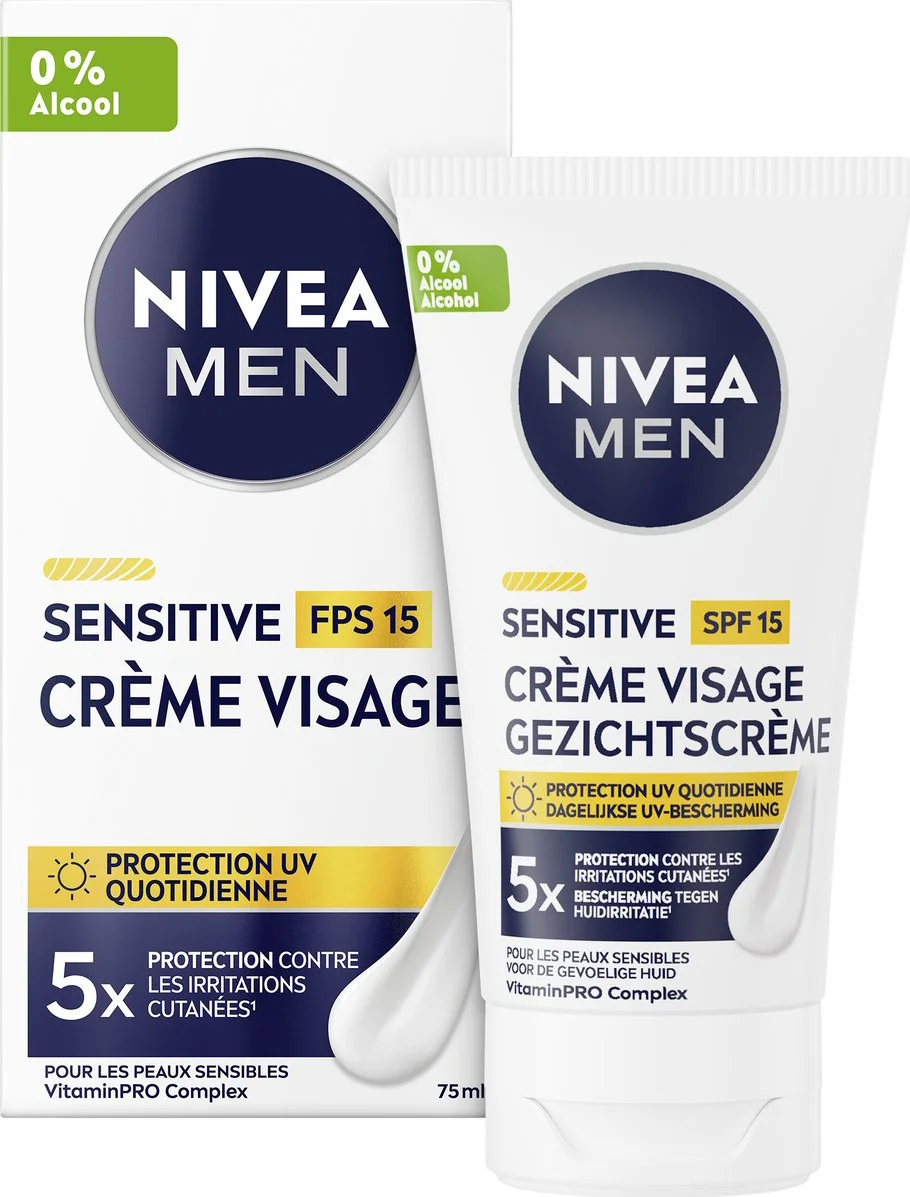 NIVEA Men Moisturizer Sensitive SPF 15 75 ml