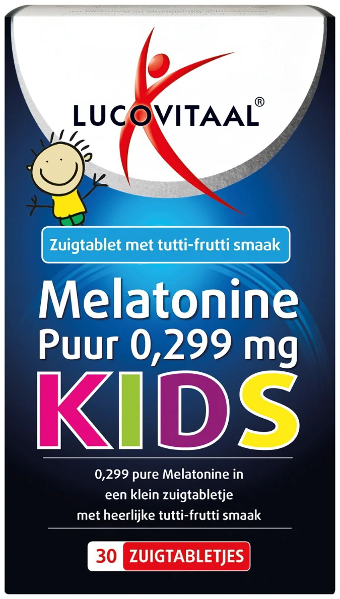 Lucovitaal Melatonine Puur Kids 30 zuigtabletten