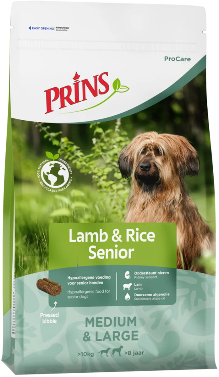 Prins ProCare Hondenvoer Droog Senior Lamb & Rice 12 kg