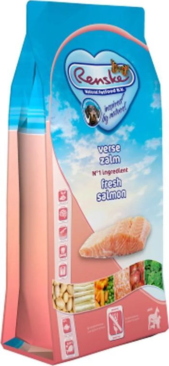 Renske Super Premium Graanvrij Adult Hondenvoer Zalm 600 gr
