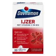 Davitamon IJzer Met Vitamine B12 33 tabletten