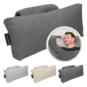 Cohoso® Ergonomisch Lendekussen Rugsteun - Rugpijn verlichten - Lendensteun - rugkussen onderrug voor bank - Kussen relaxstoel - Lendesteun - lendenkussen - Hernia - Fauteuil - zitstoel – Orthopedisch - Rugklachten - Thuiswerken - Donker grijs