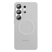 Samsung Galaxy S26 Ultra Siliconen Back Cover met Magneet Grijs