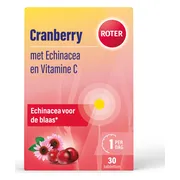 Roter Cranberry Vitamine C en Echinacea 30 tabletten