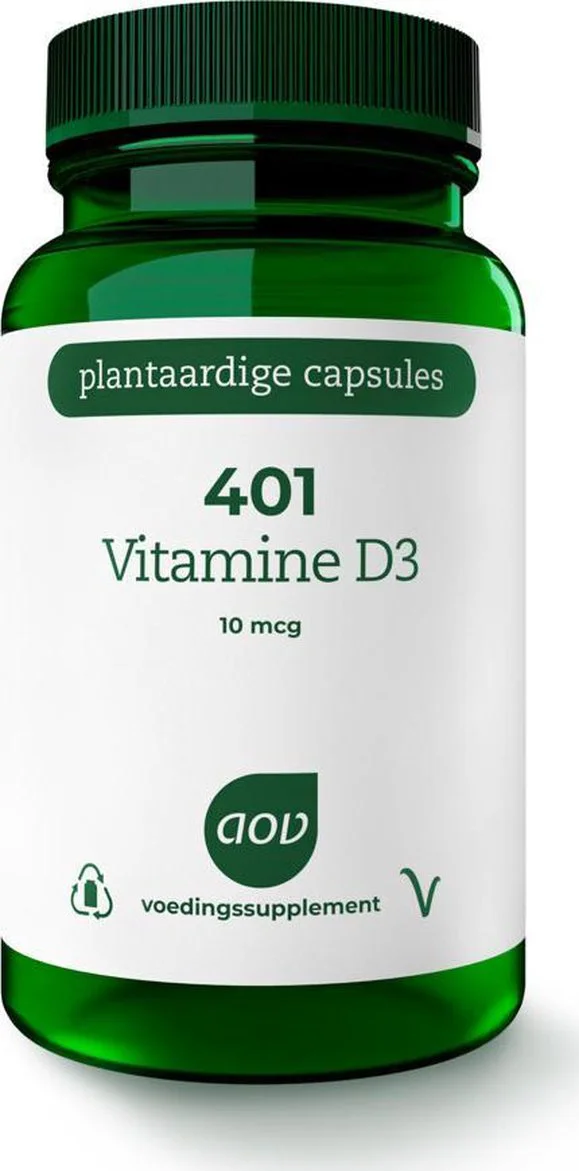 AOV 401 Vitamine D3 10 mcg 60 vegacapsules