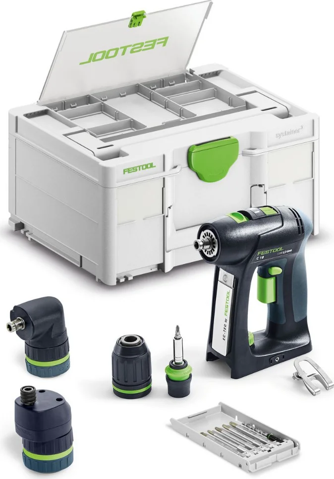 Festool C 18 Basic-Set Accu schroefboormachine 18V Basic Body in Systainer - 578831