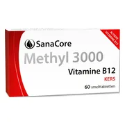 SanaCore Methyl 3000 Vitamine B12 Kers Smelttabletten 60TB