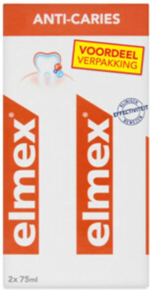 Elmex Tandpasta Anti-Cariës Duopack 2x 75 ml