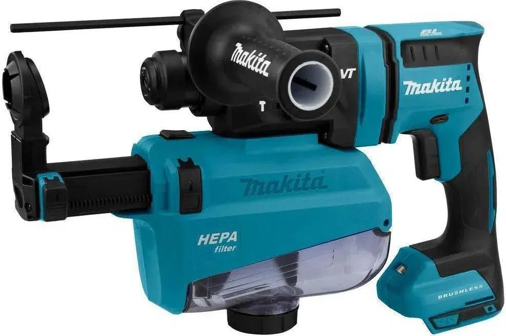 Makita DHR182ZWJU Accu combihamer SDS-Plus 1,7J + stofafzuiging AWS 18V Basic Body in Mbox