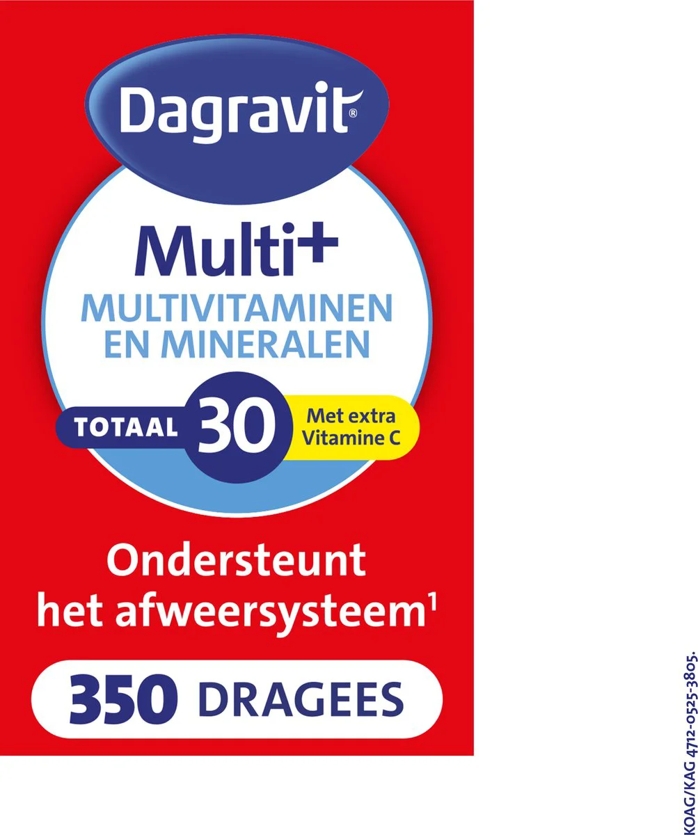Dagravit Totaal 30 Multivitaminen 350 stuks