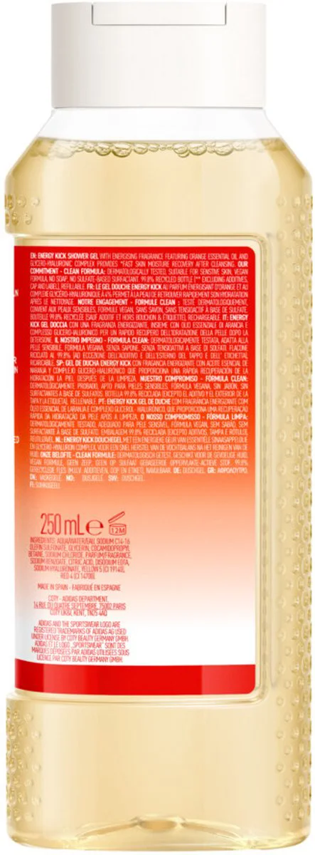 Adidas Shower Gel Active Skin & Mind Energy Kick W 250 ml