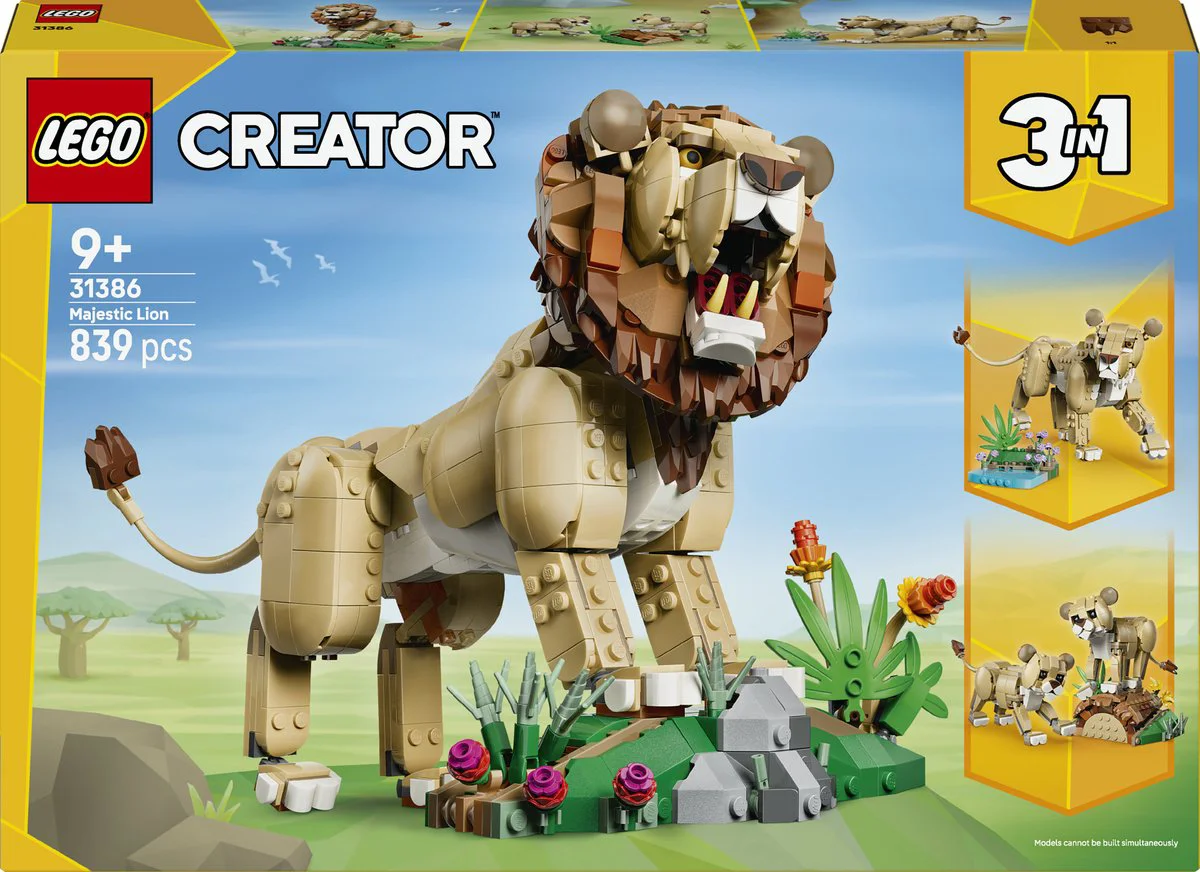 LEGO Creator Wilde dieren: majestueuze leeuw 31386