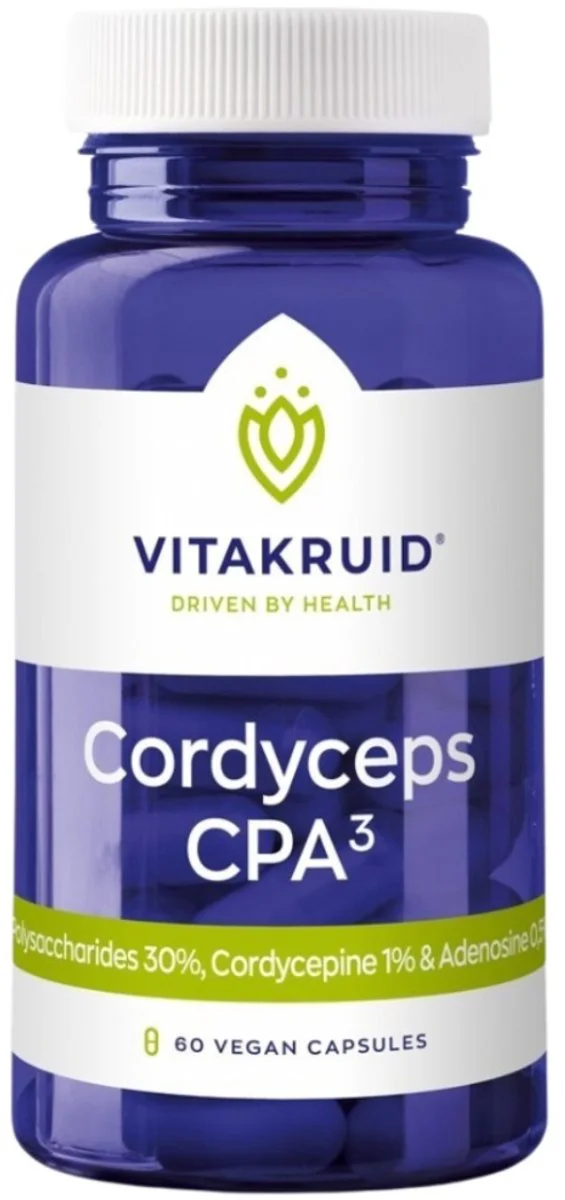 Vitakruid Cordyceps CPA3 mycelium extract 12:1 Vegacapsules 60VCP