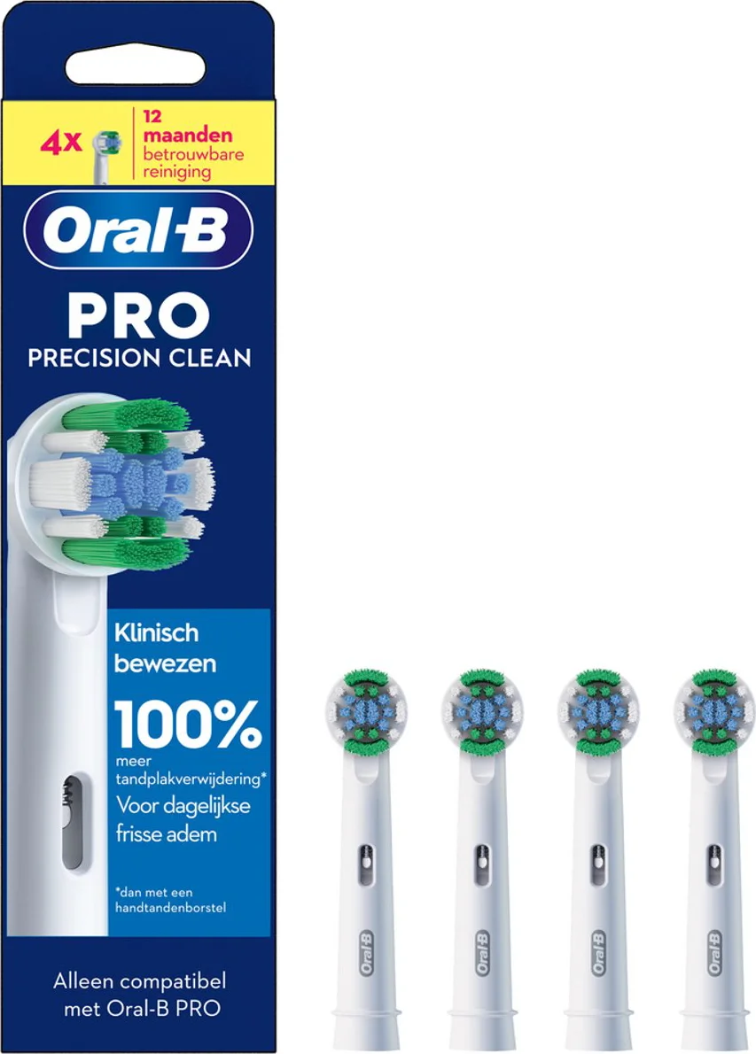 Oral-B Pro Precision Clean Wit (4 stuks)