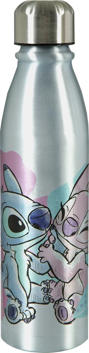 Undercover - Lilo & Stitch - Drinkfles - Isolerend - Lekvrij - BPA Vrij - Zilver