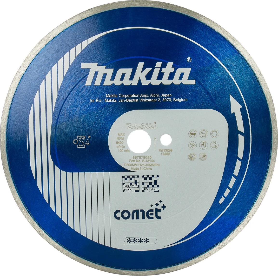 Makita B-13144 Diamantschijf | 300 x 25,4 x 2,4 mm