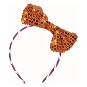 Oranje Tiara Met Strik