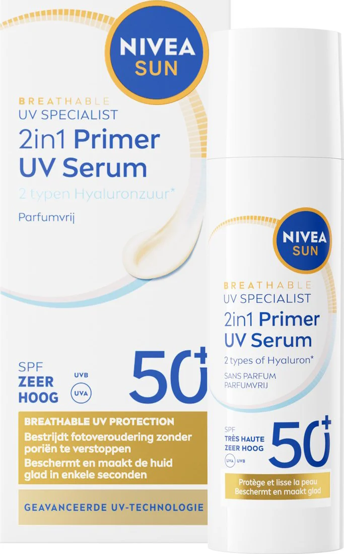 NIVEA Sun 2-in-1 Primer Gezichtsserum SPF 50+ 30 ml