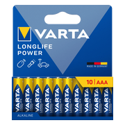 Varta Longlife Power Batterijen AAA Blister 10 stuks