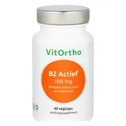 Vitortho Vitamine B2 Actief 100mg Vegicaps 60VCP