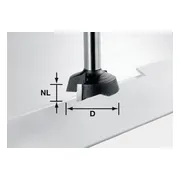 Festool S8 HW MFK Vlakfrees - 500368