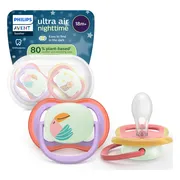 Avent Ultra Air Fopspeen Nacht Toekan 18M+ 2ST