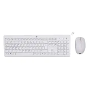 HP 230 Draadloos Toetsenbord en Muis Wit QWERTY