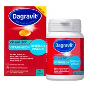 4x Dagravit Vitaal 50+ Vitamine D & Omega-3 Visolie 90 capsules
