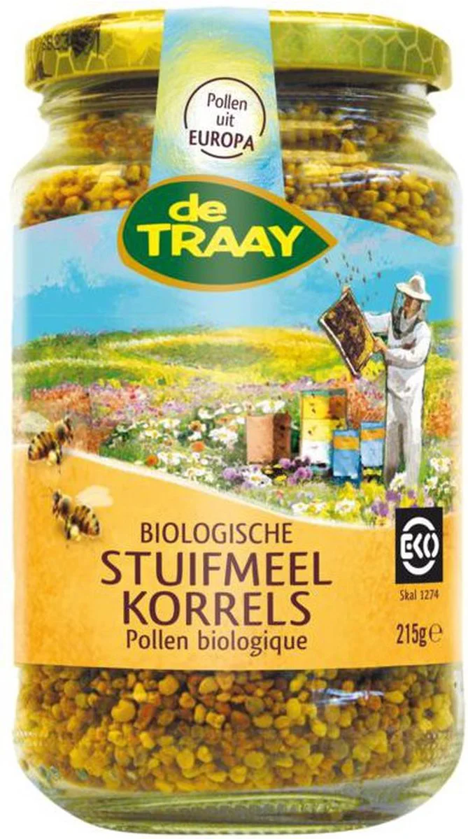 De Traay Biologische Stuifmeel Korrels 215GR
